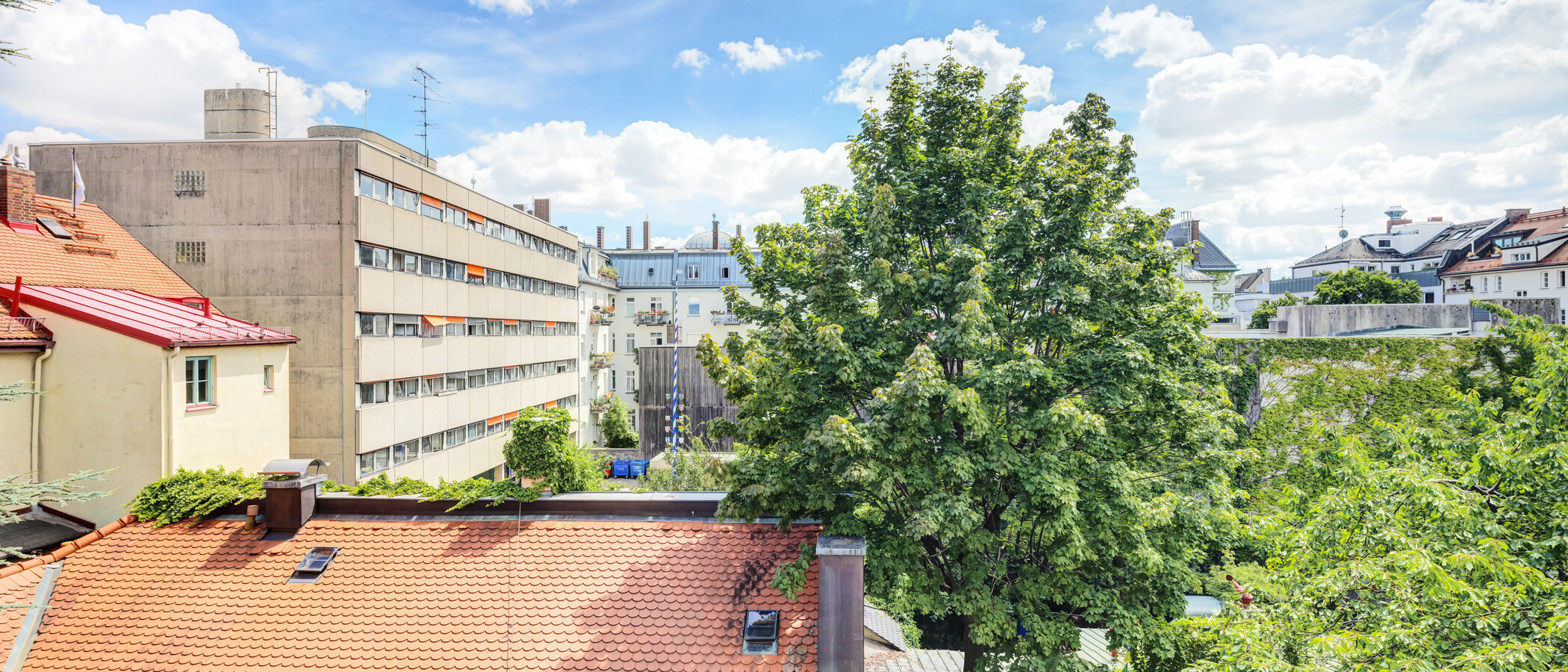 квартира München Neuhausen 03 вид из окна 14523