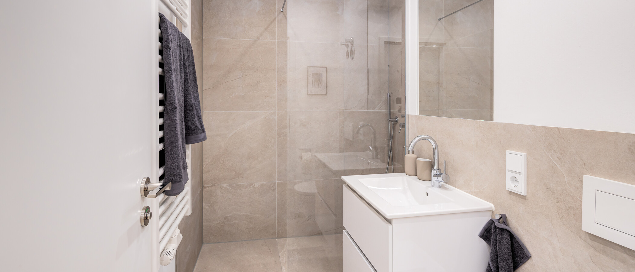 квартира München Thalkirchen 01 ванная комната 14526