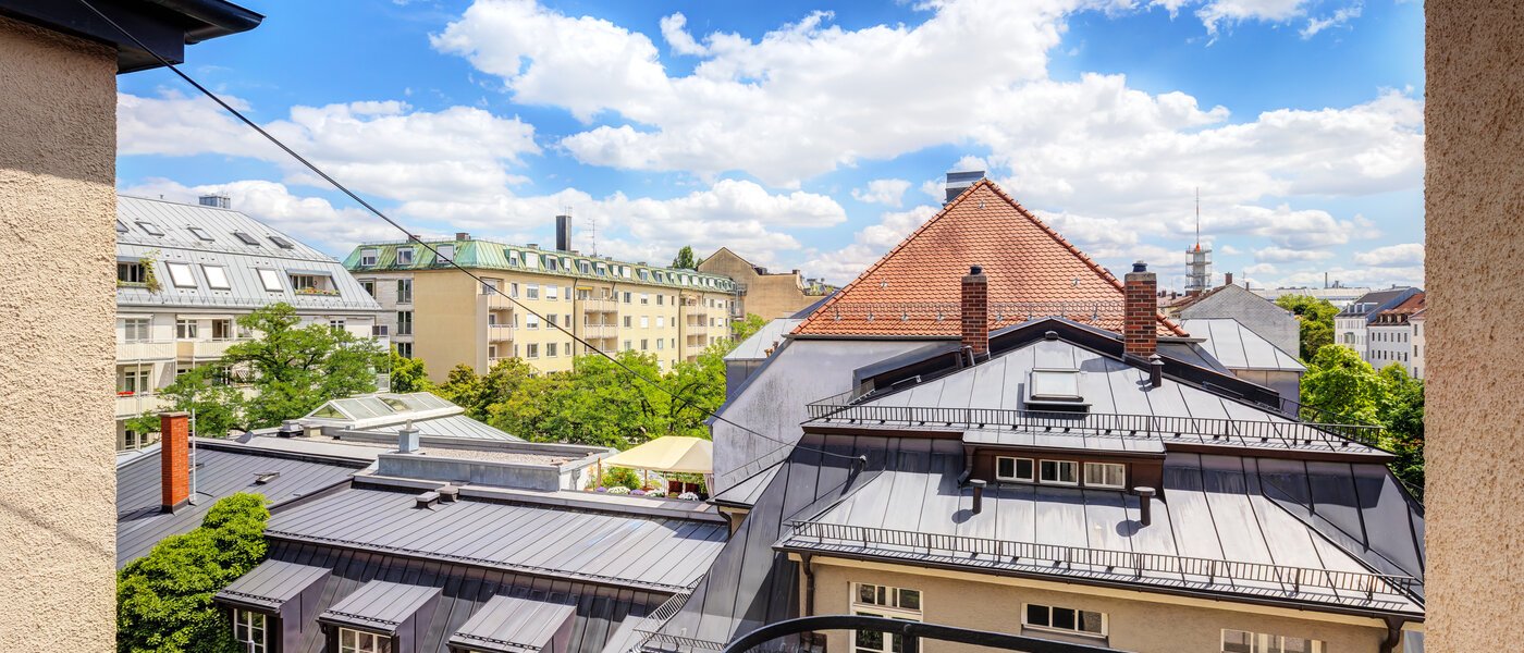 квартира München Neuhausen 01 вид из окна 14528