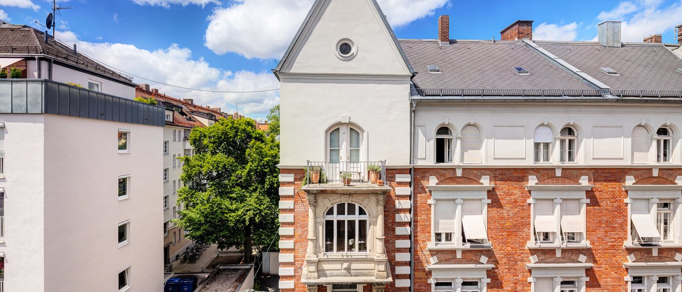 квартира München Neuhausen 04 вид из окна 14528