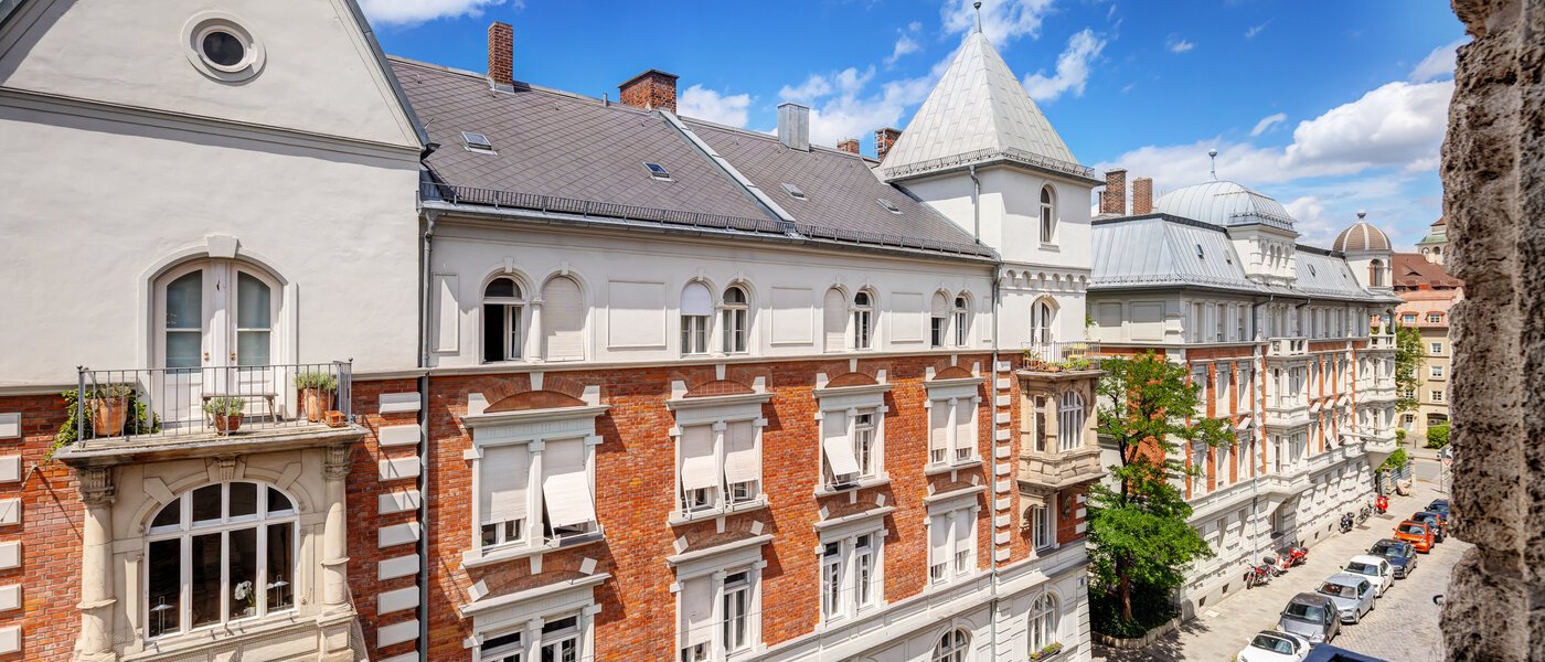 квартира München Neuhausen 05 вид из окна 14528