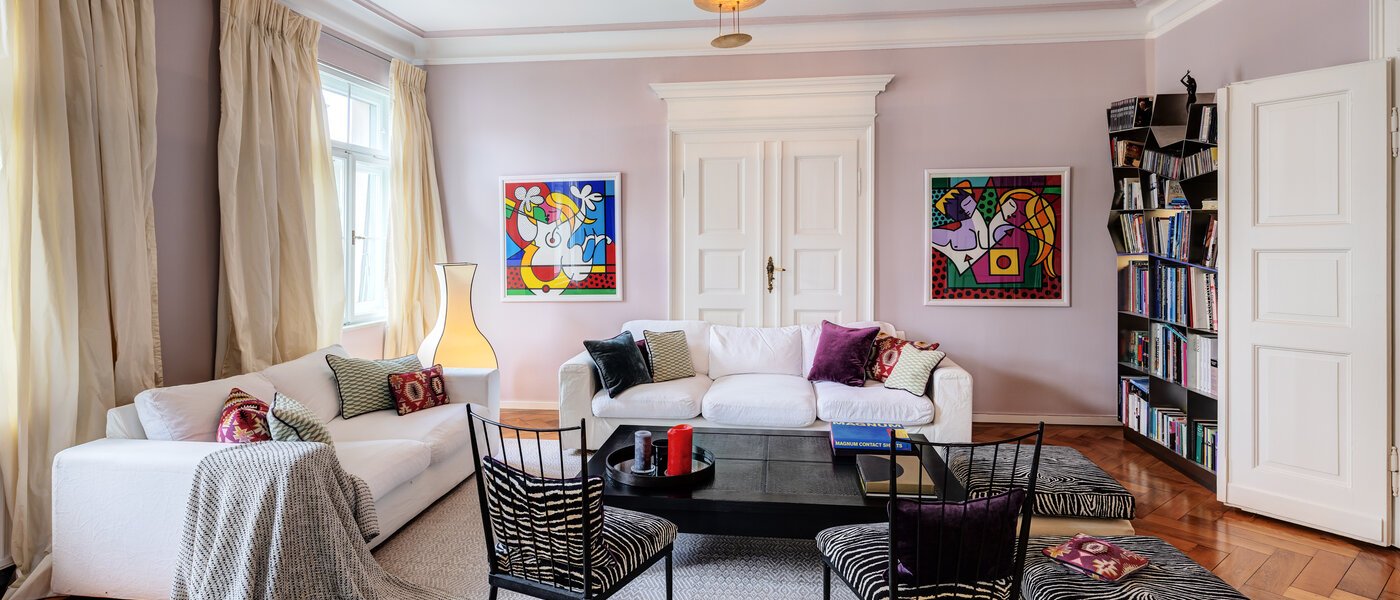 квартира München Neuhausen 02 гостиная 14528