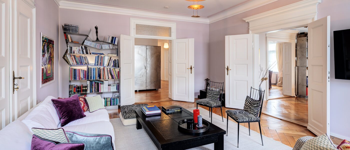 квартира München Neuhausen 03 гостиная 14528