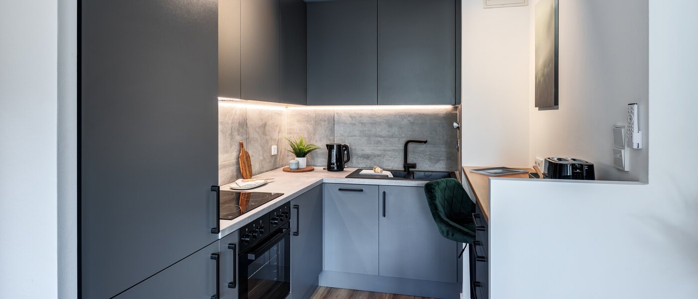 квартира München Maxvorstadt 01 кухня 14537