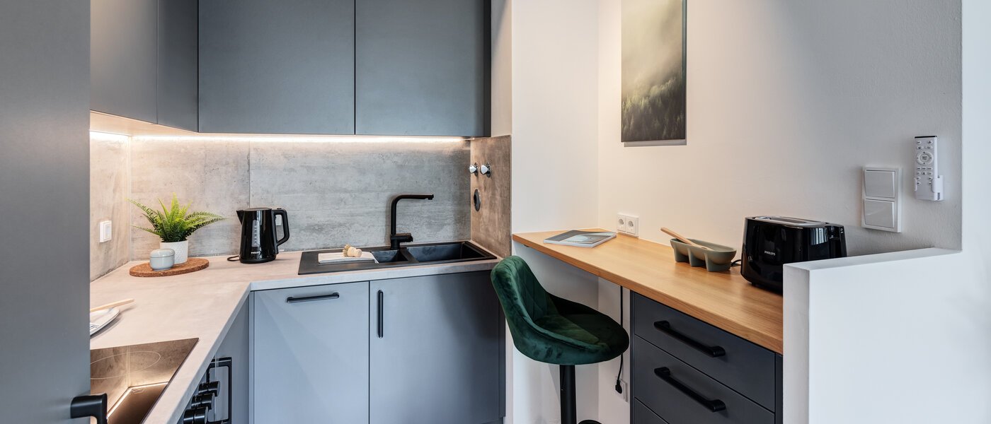 квартира München Maxvorstadt 03 кухня 14537