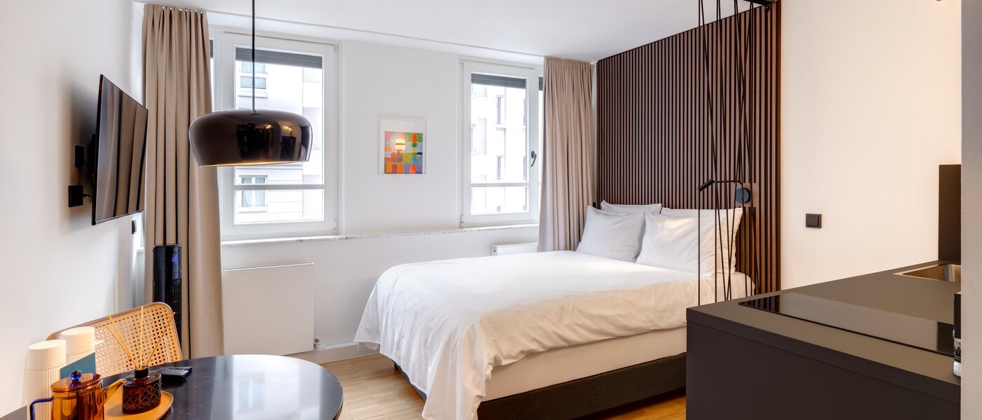 квартира München Schwabing-West (rund um den Hohenzollernplatz) 01 зона для сна 14544