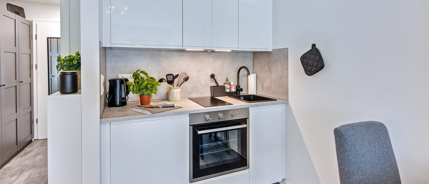 квартира München Neuhausen 01 кухня 14547