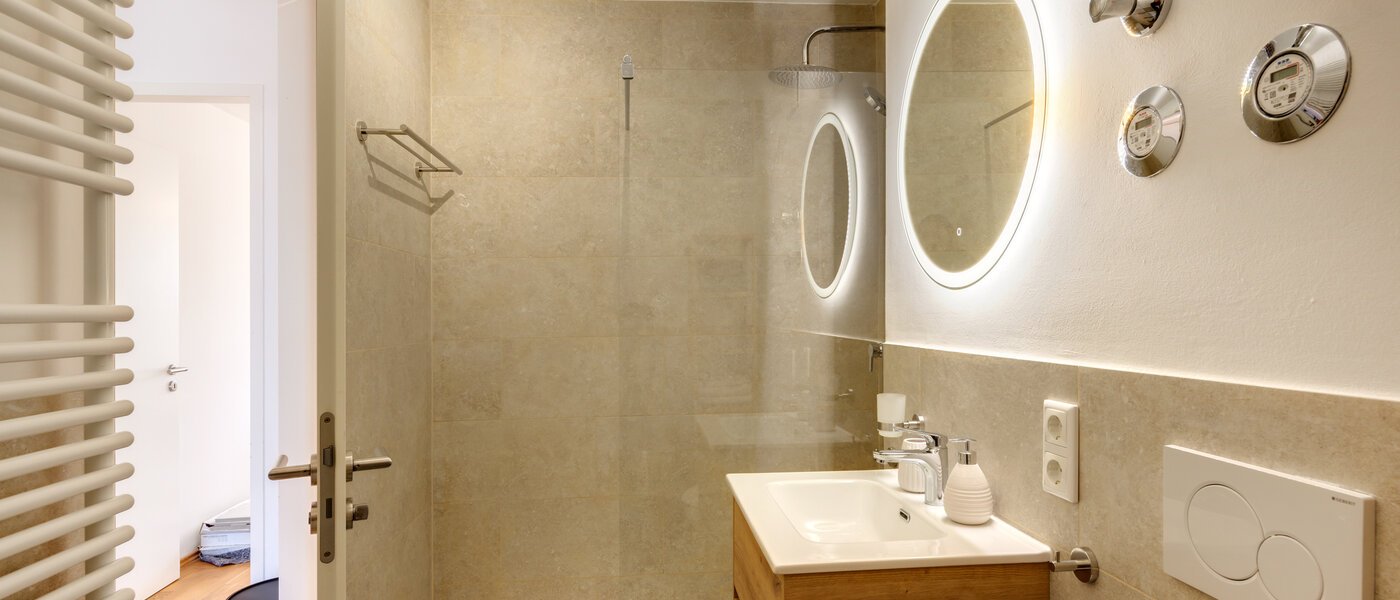 квартира München Obersendling 01 ванная комната 14549