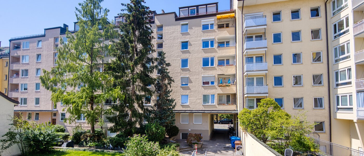 квартира München Schwabing-West 01 вид из окна 14552
