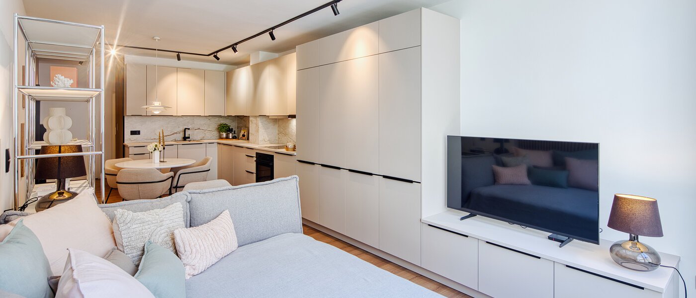 квартира München Schwabing-West 03 жилое пространство 14552