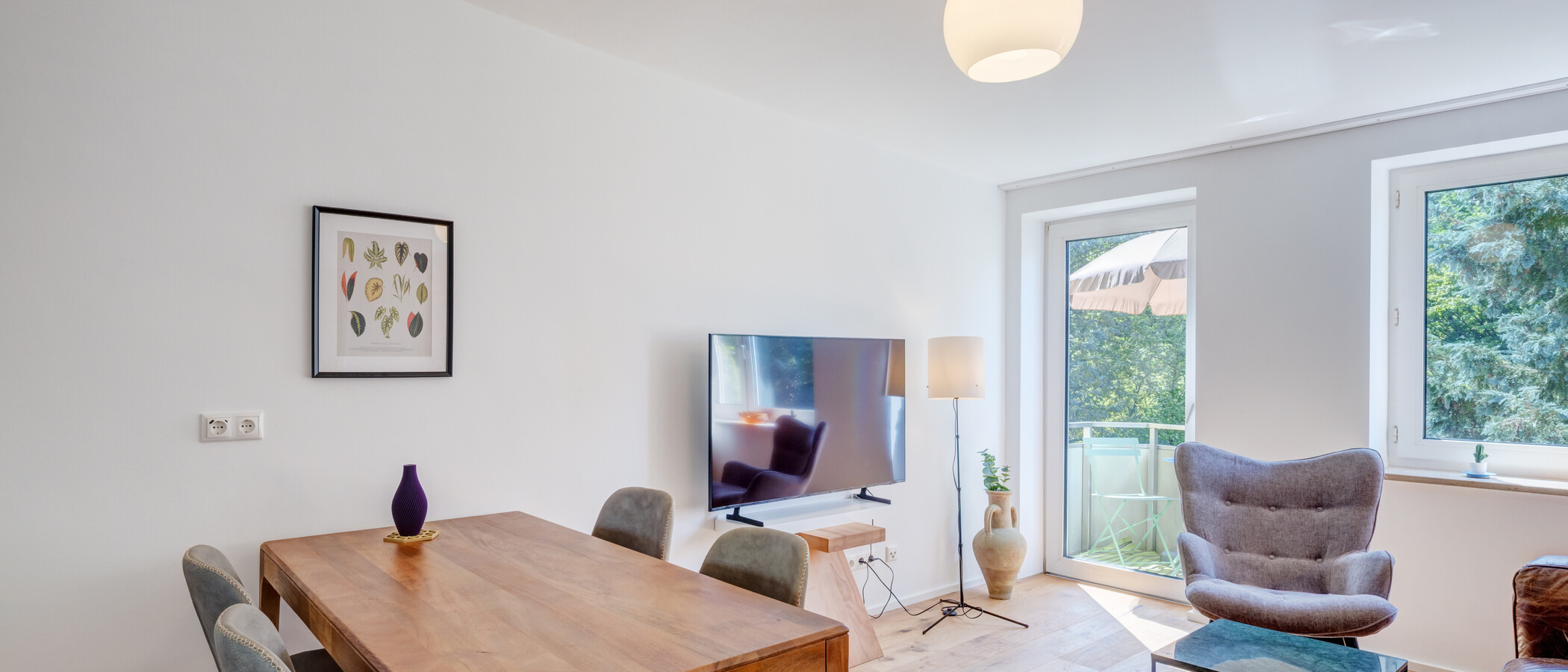 квартира München Parkstadt Bogenhausen 04 жилое пространство 14554