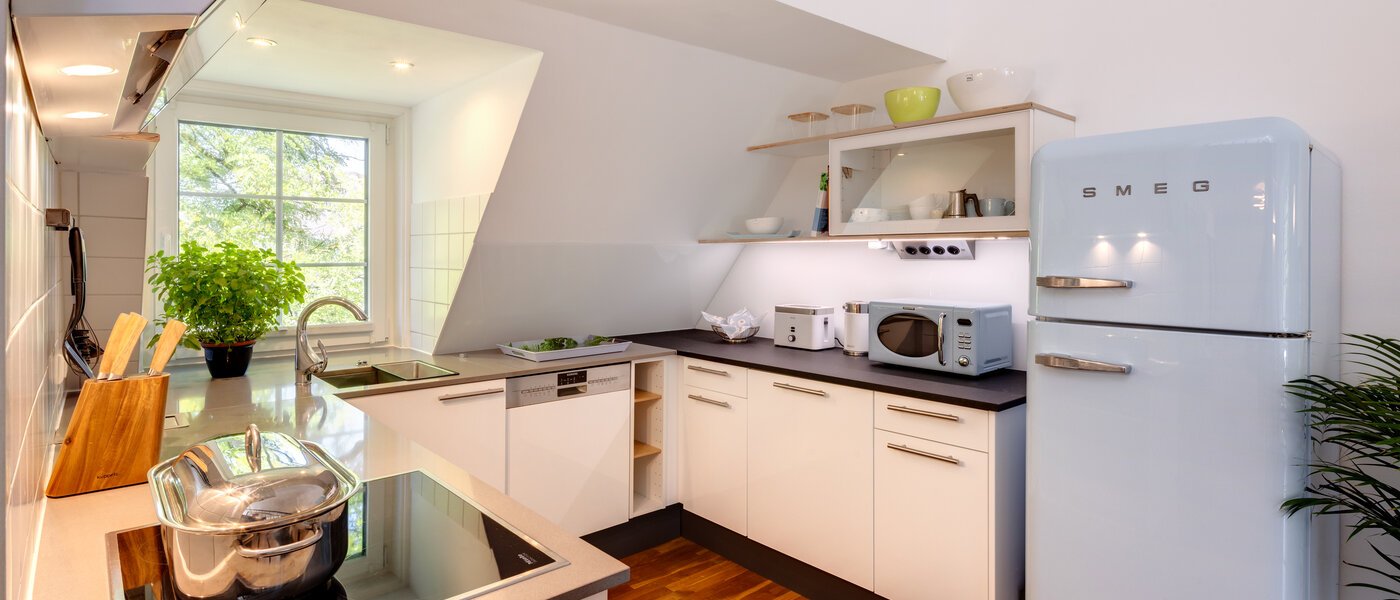 двухэтажная квартира-галерея München Ramersdorf 02 кухня 14556