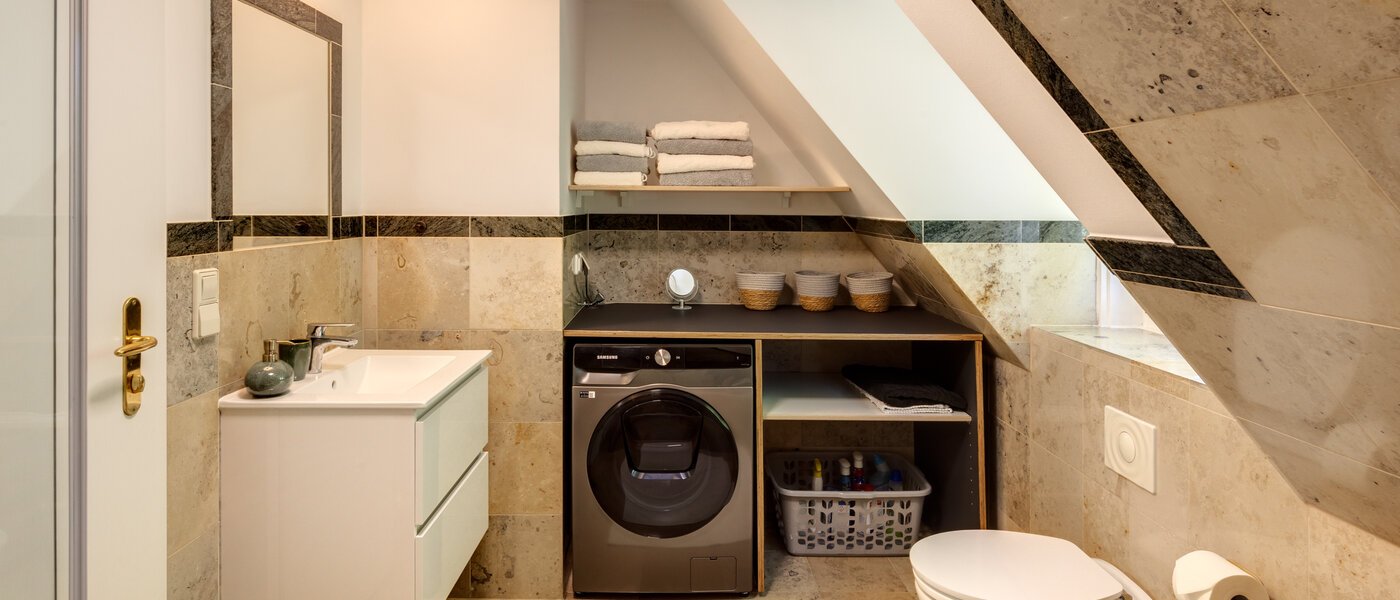 двухэтажная квартира-галерея München Ramersdorf 01 ванная комната 14556