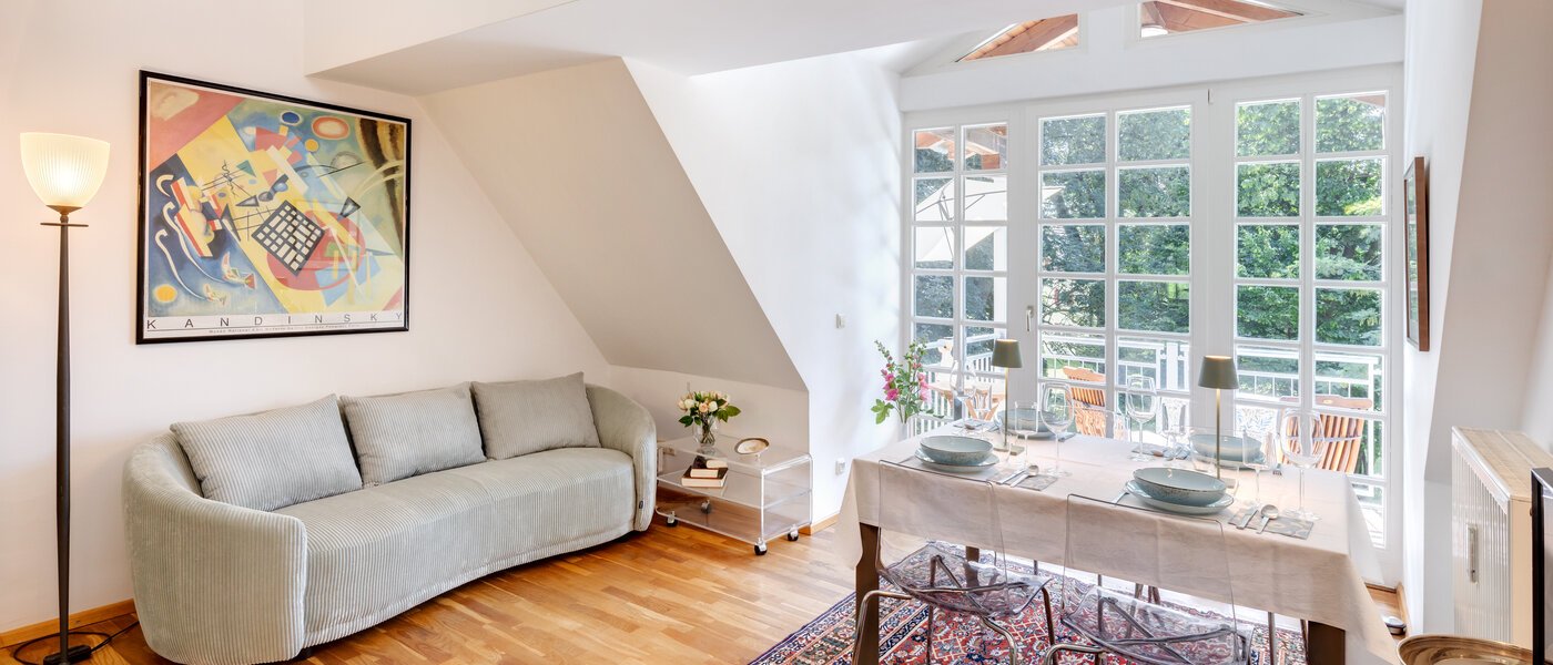 двухэтажная квартира-галерея München Ramersdorf 02 жилое пространство 14556