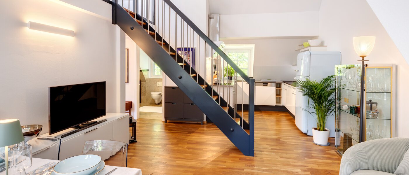 двухэтажная квартира-галерея München Ramersdorf 03 жилое пространство 14556