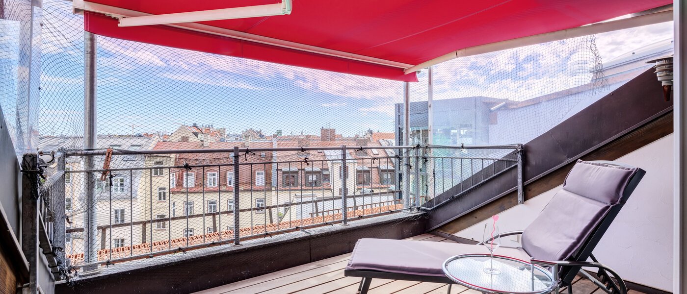 мансардная квартира München Maxvorstadt 01 лоджия 14568