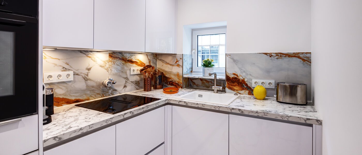 квартира München Schwabing (rechts der Leopoldstraße) 02 кухня 14569