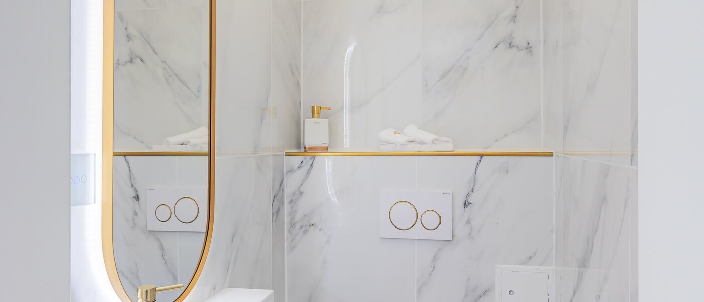 квартира München Schwabing (rechts der Leopoldstraße) 01 отдельный туалет 14569