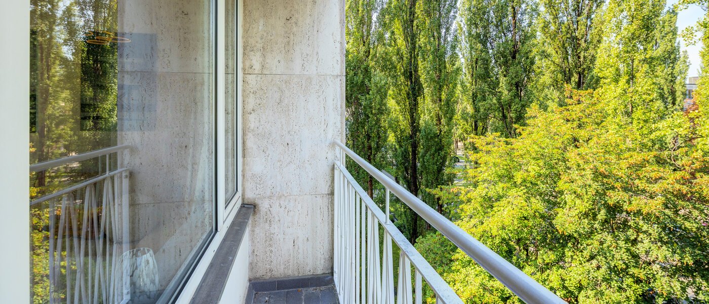 квартира München Schwabing (rechts der Leopoldstraße) 01 1-я балкон 14569