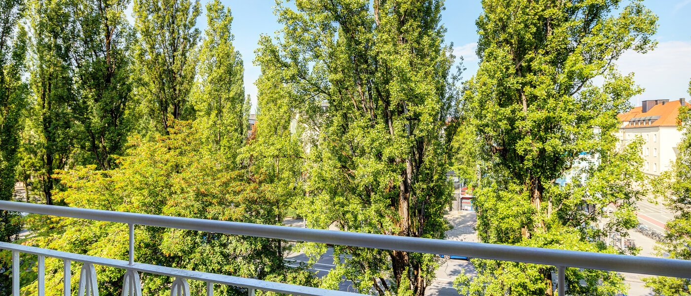 квартира München Schwabing (rechts der Leopoldstraße) 02 1-я балкон 14569