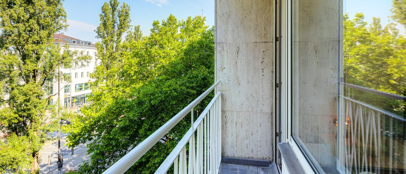 квартира München Schwabing (rechts der Leopoldstraße) 03 1-я балкон 14569