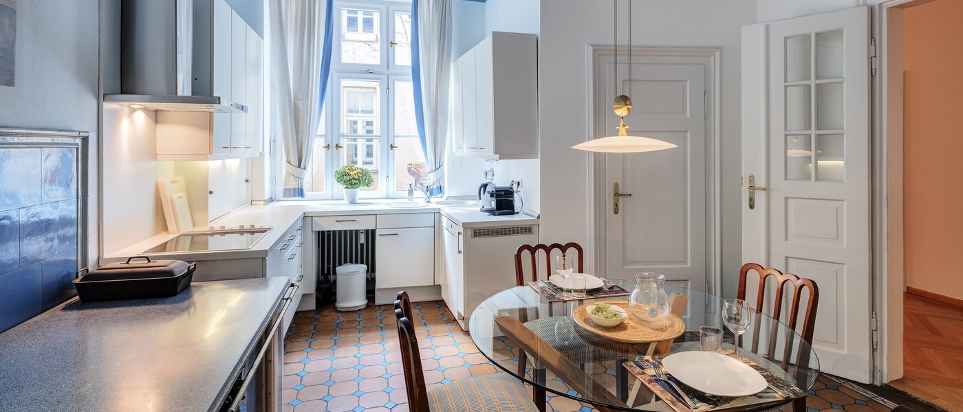 квартира München Lehel 01 кухня 14572