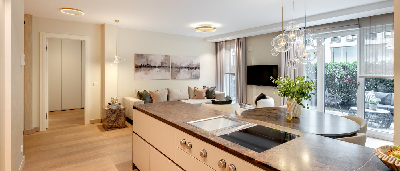 квартира München Maxvorstadt - Museumsviertel 03 кухня 14574