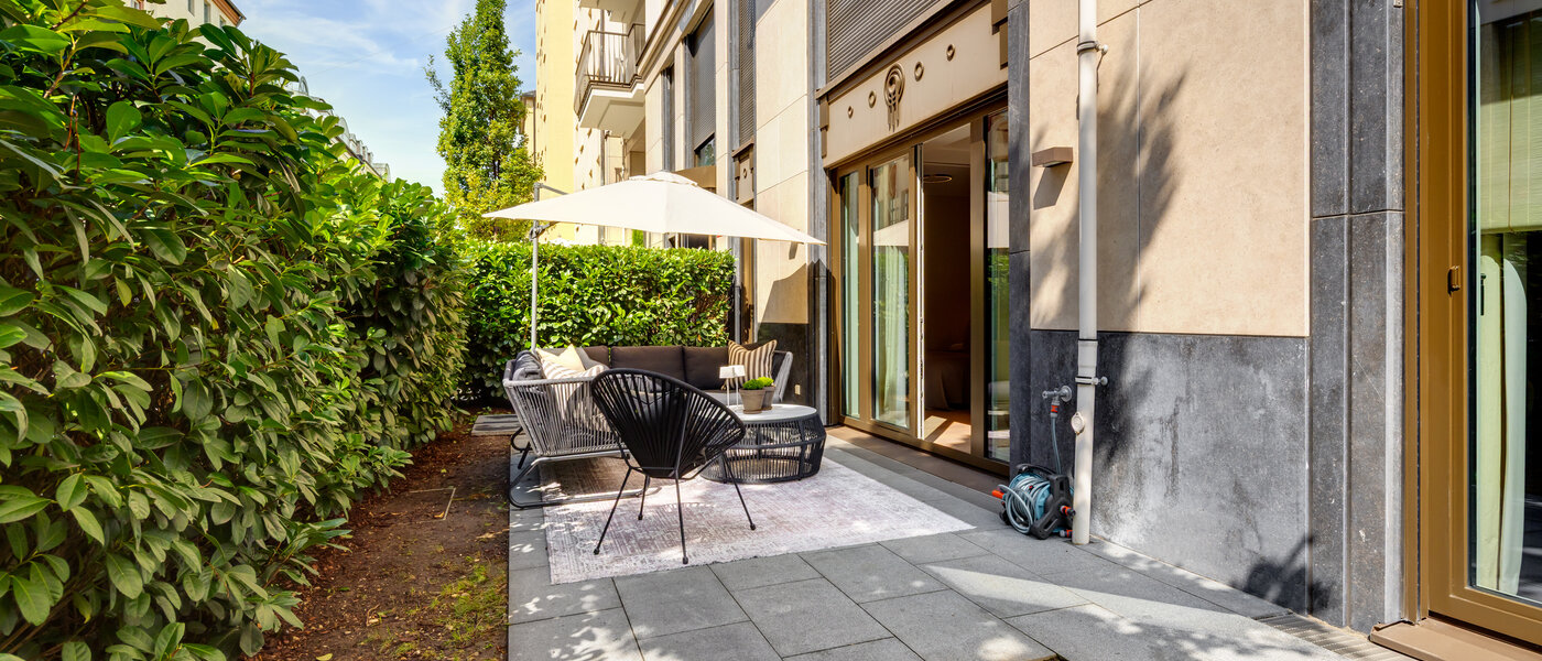 квартира München Maxvorstadt - Museumsviertel 02 терраса 14574