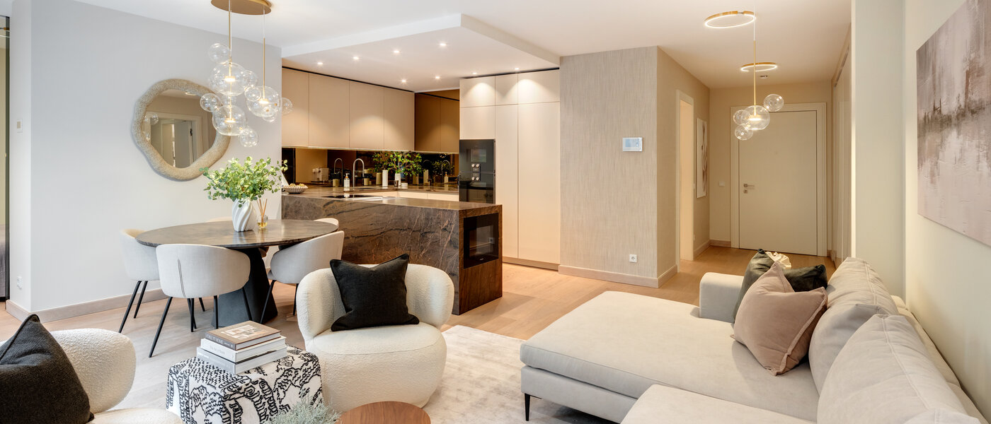 квартира München Maxvorstadt - Museumsviertel 04 жилое пространство 14574