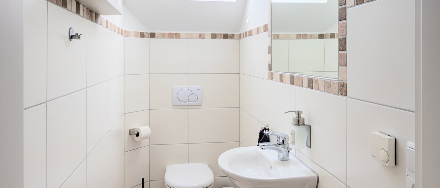 двухэтажная квартира Gröbenzell 01 гостевой туалет 14575