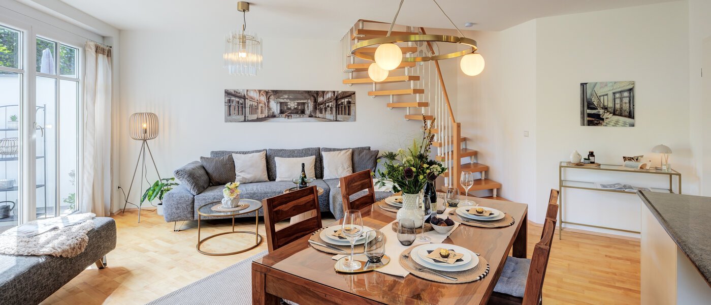 двухэтажная квартира Gröbenzell 06 жилое пространство 14575