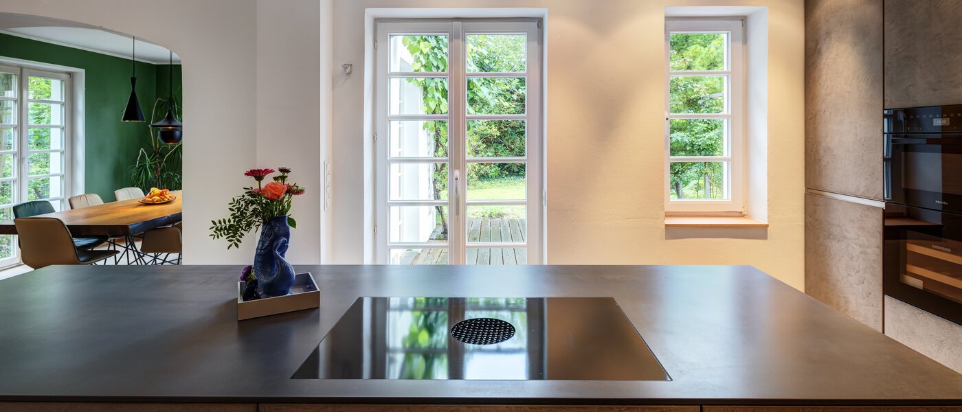 Особняк München Obermenzing 03 кухня 14582