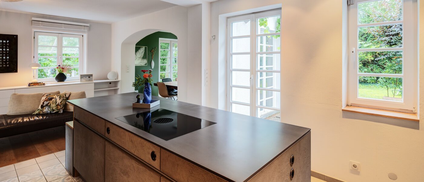 Особняк München Obermenzing 04 кухня 14582