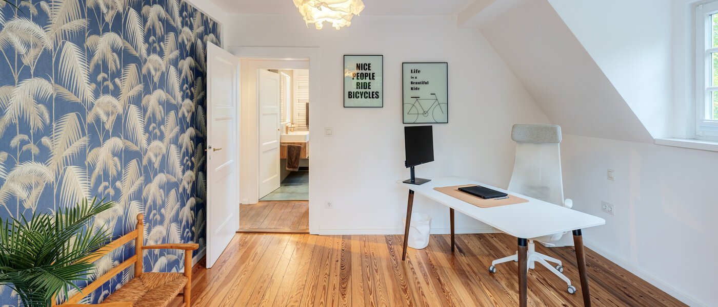 Особняк München Obermenzing 01 рабочий кабинет 14582