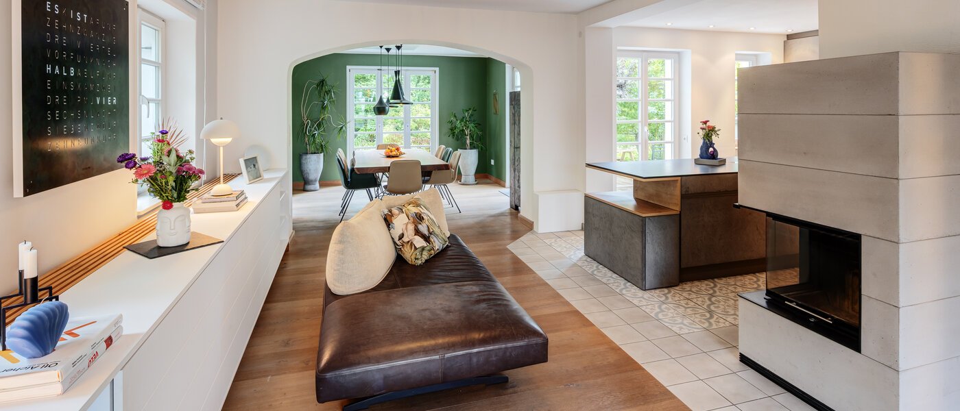 Особняк München Obermenzing 01 жилое пространство 14582