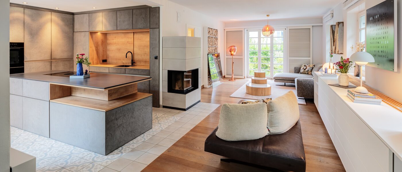 Особняк München Obermenzing 02 жилое пространство 14582