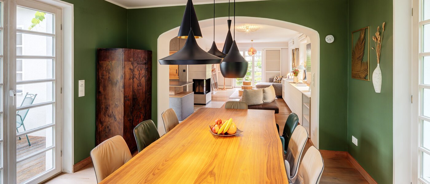 Особняк München Obermenzing 03 обеденная зона 14582