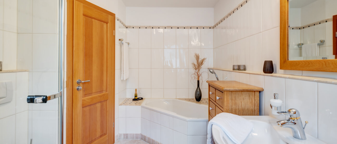 двухэтажная квартира München Fasangarten 03 ванная комната 14585