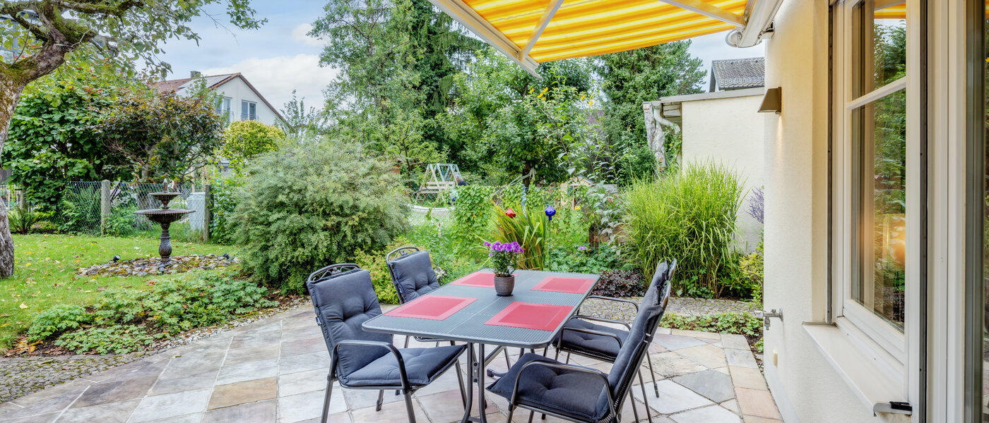 двухэтажная квартира München Fasangarten 01 терраса 14585