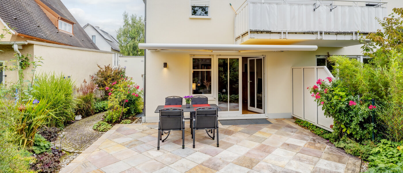 двухэтажная квартира München Fasangarten 03 терраса 14585