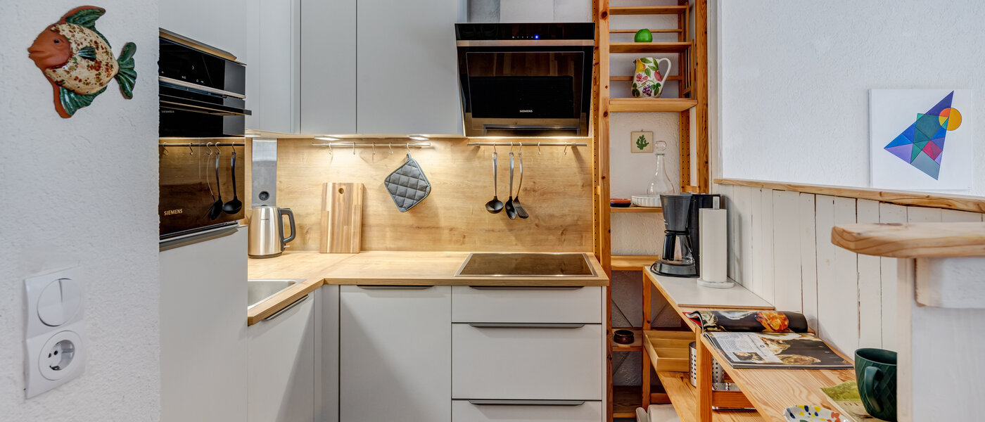 квартира München Neuhausen 01 кухня 14587