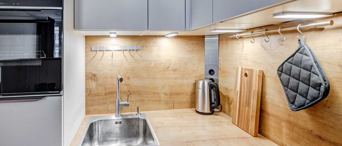 квартира München Neuhausen 03 кухня 14587