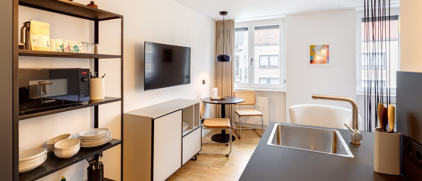 квартира München Schwabing-West (rund um den Hohenzollernplatz) 05 жилое пространство 14592