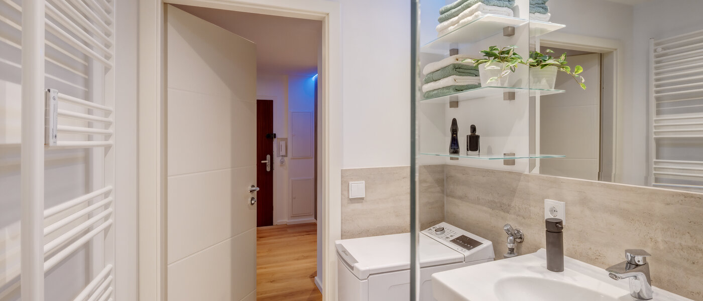 квартира München Westkreuz 02 ванная комната 14594