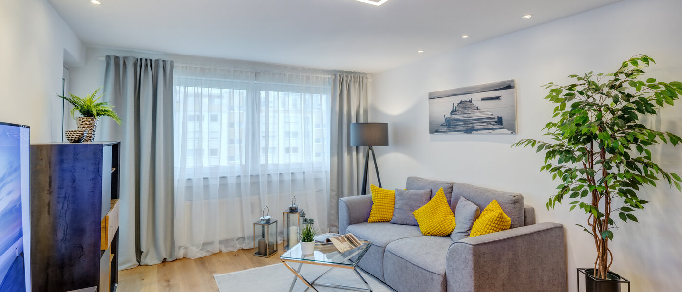 квартира München Westkreuz 01 гостиная 14594