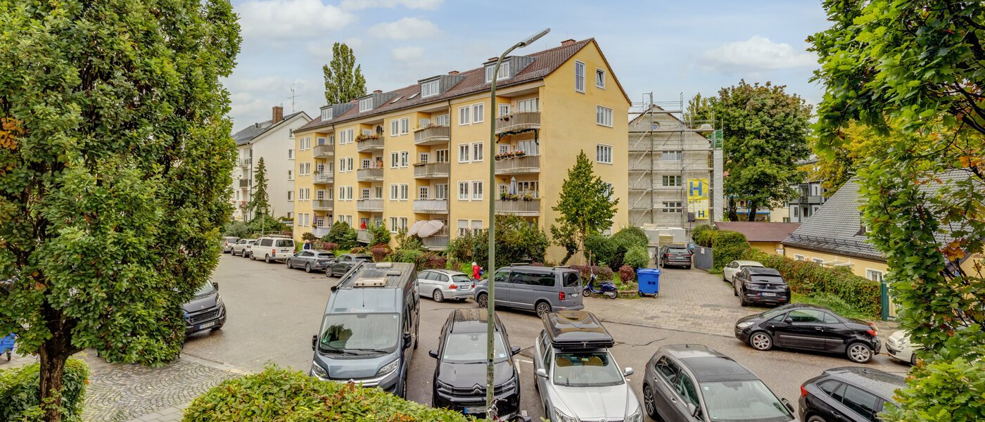 квартира München Nymphenburg 03 вид из окна 14596