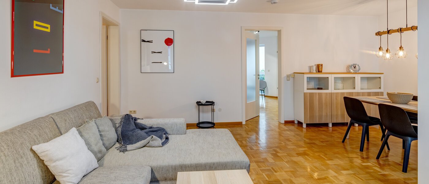 квартира München Nymphenburg 04 гостиная 14596