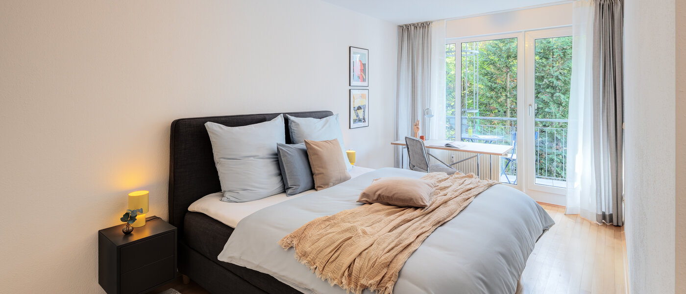 квартира München Obergiesing 01 спальная комната 14597