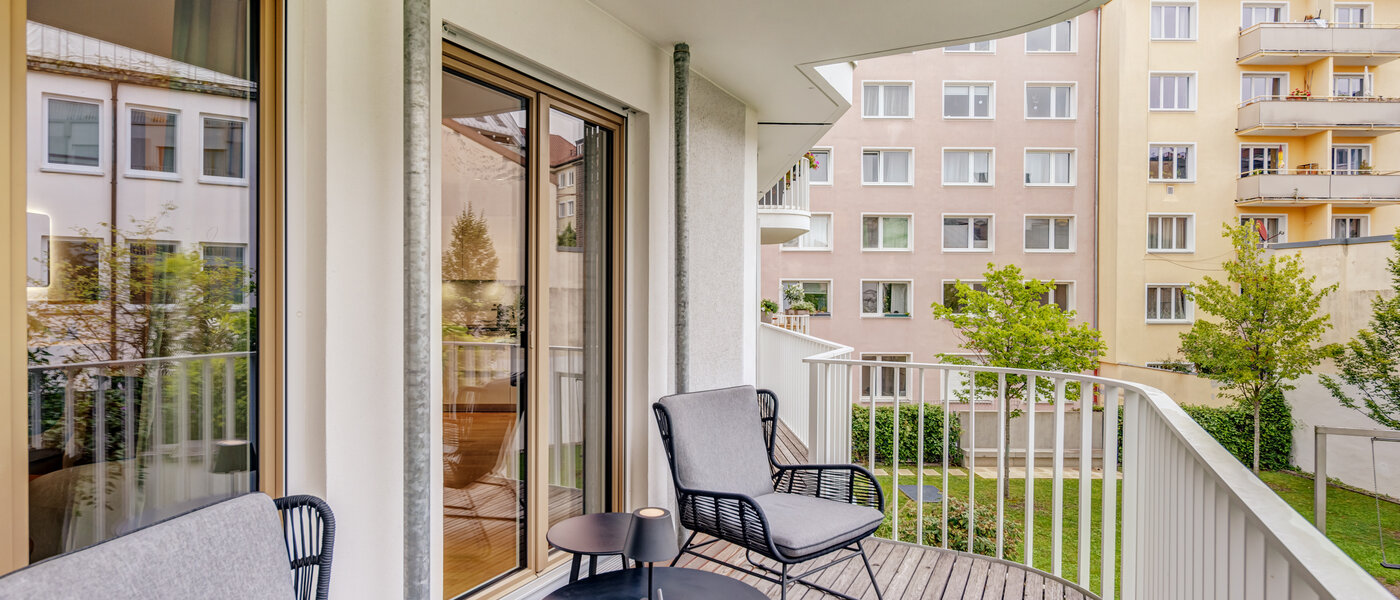 квартира München Maxvorstadt 01 балкон 14603