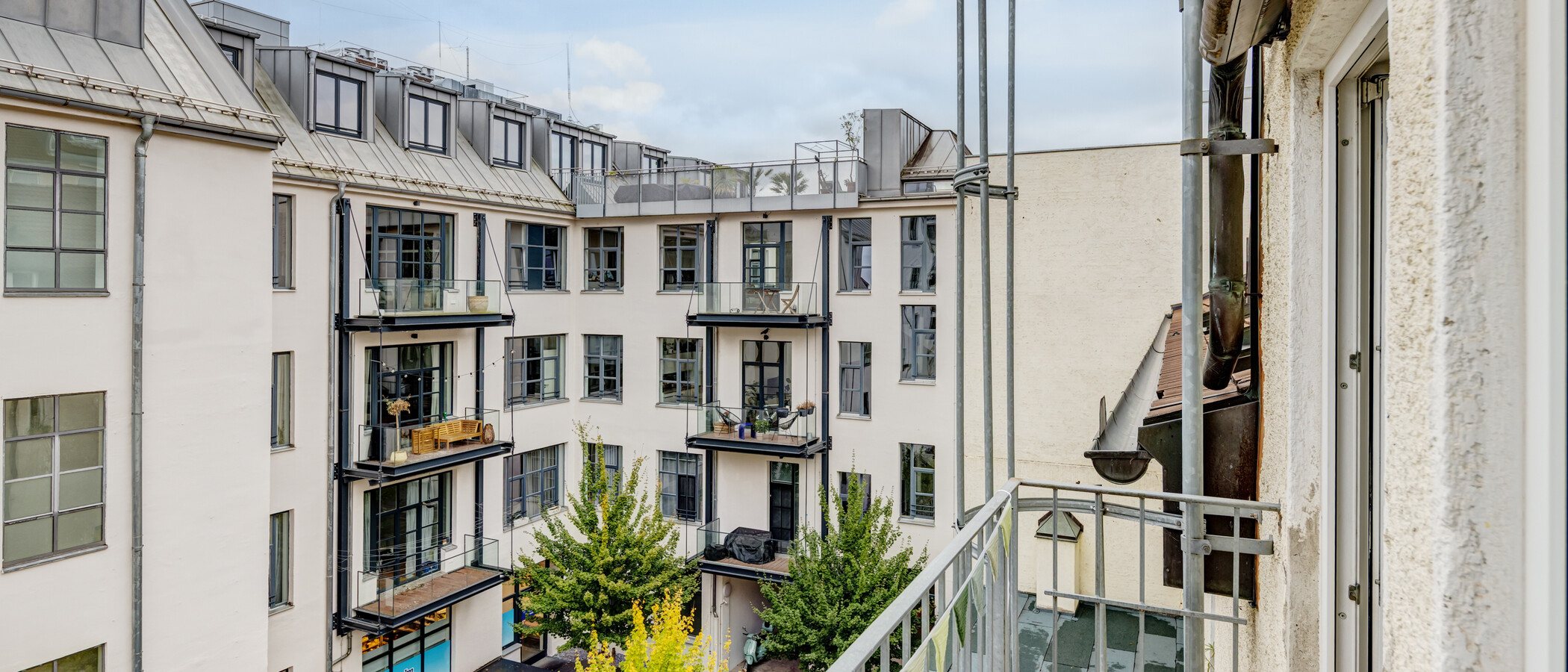 мансардная квартира München Ludwigsvorstadt 01 балкон 14609